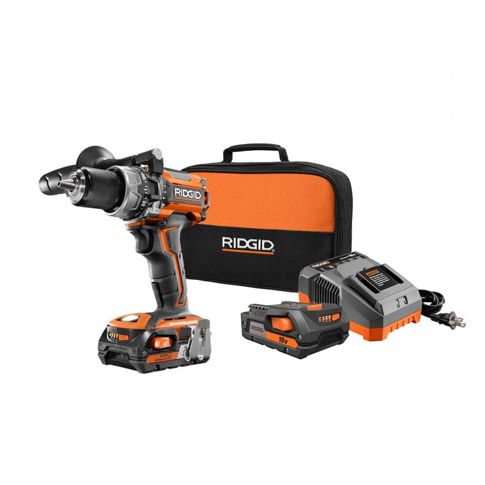 Factory Blemished RIDGID Gen5X 18 Volt  1/2 In. Brushless Compact Hammer Drill Kit two 2.0ah battery $90 + shipping or free pickup