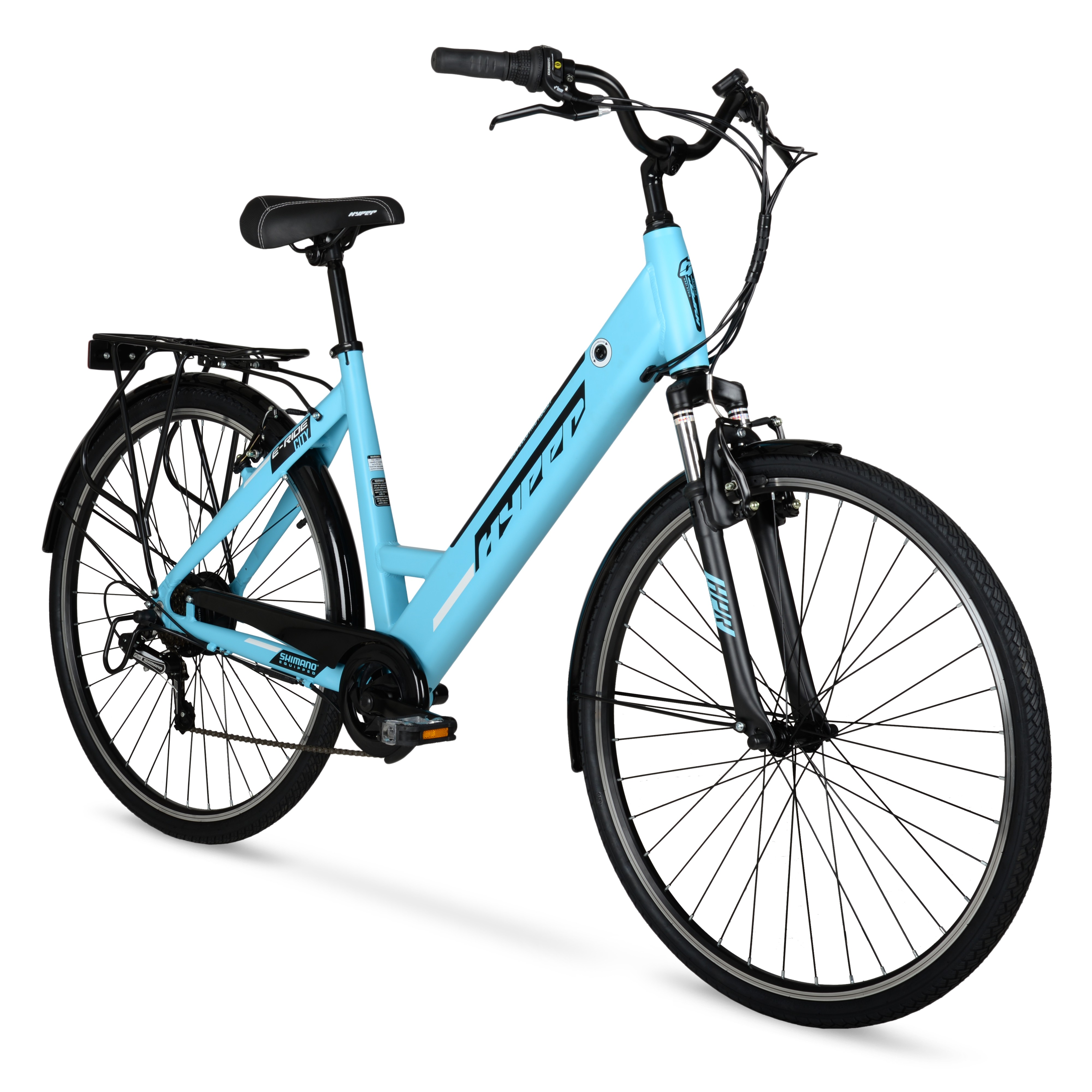 PRICE DROP! - Hyper Bicycles E-Ride Electric Pedal Assist Mountain or Commuter Bike