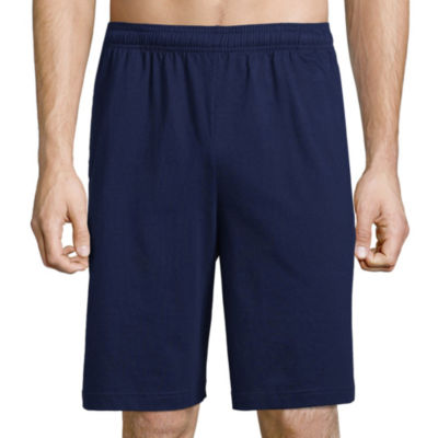 Xersion Mens Cotton Knit Short - 100% Cotton - Navy - JC Penney $6.75