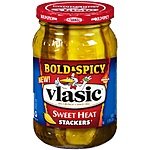 Vlasic Stackers Bold &amp; Spicy Sweet Heat Stackers Pickles $1.98