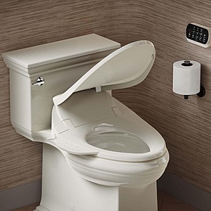 KOHLER Purewash E750 Electric Bidet Seat (Elongated Toilets) w/ Touchscreen Remote $351.35 + Free S&H