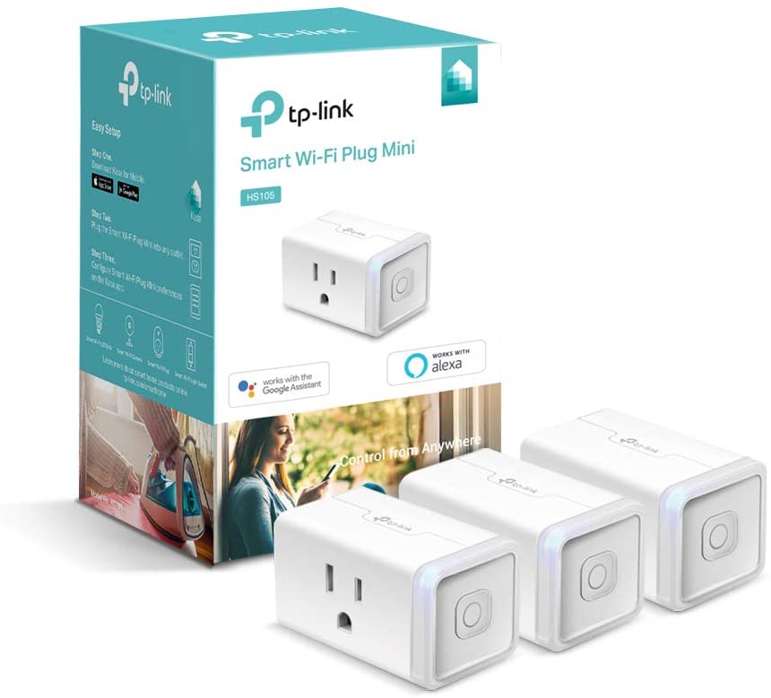 Tp Link Kasa Mini Wifi Smart Plug 15 Amp 3 Pack Hs105p3 30