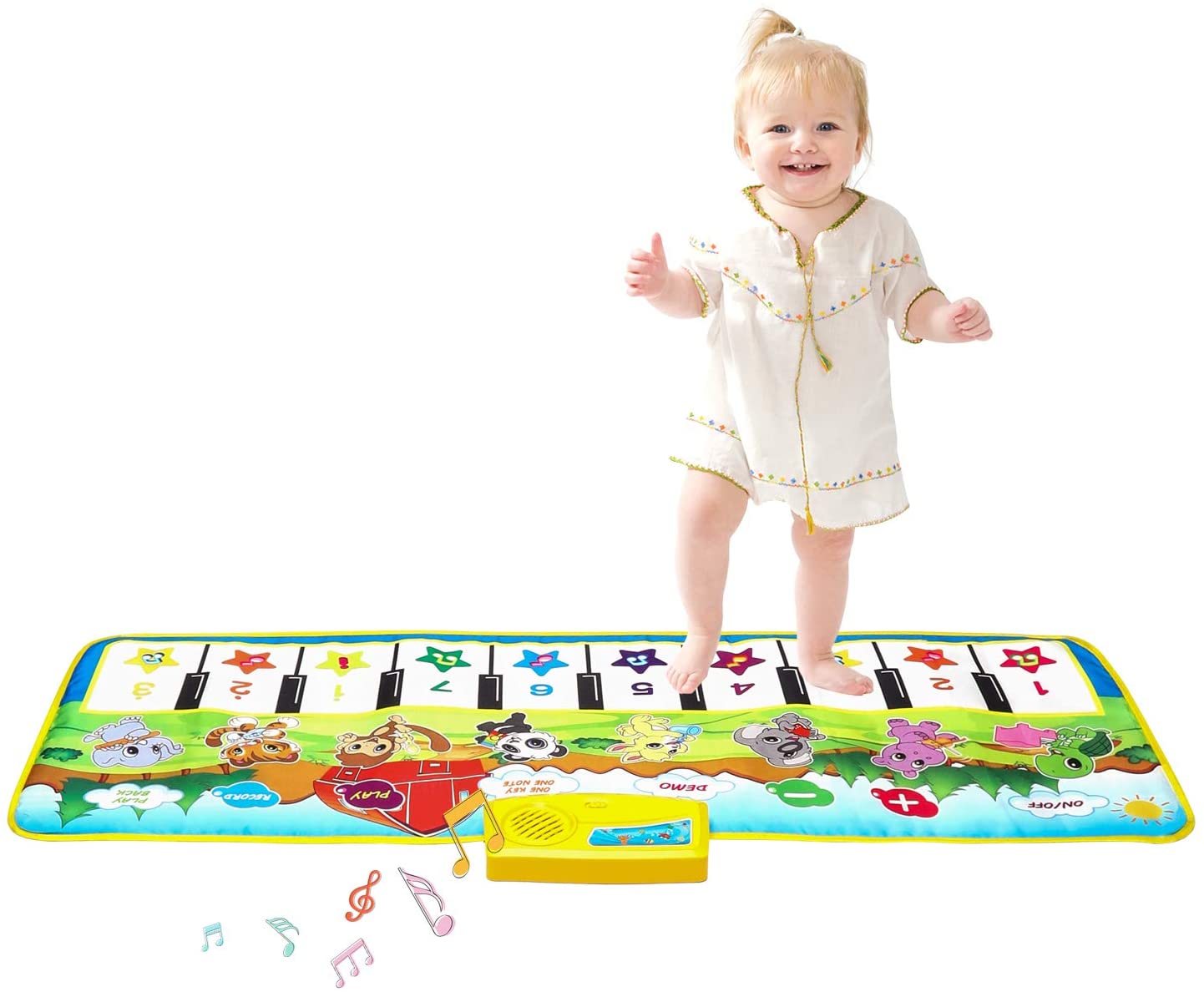 baby play mat with piano keys