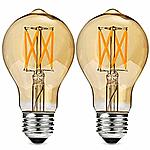 2-Pack Albrillo Dimmable LED Edison Bulbs (Various Types) From $3.99 + Free Shipping w/Prime