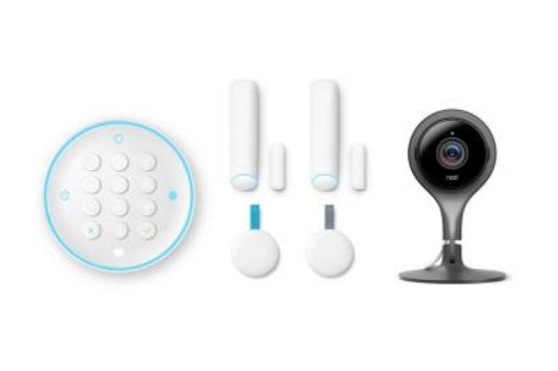 Nest Secure Alarm System with Google Nest Cam Indoor Security Camera - Home Depot B/M Only $269