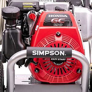 Simpson megashot 3300 psi at 2.4 gpm sales honda gc190
