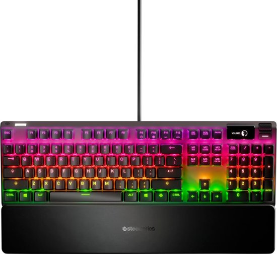 SteelSeries Apex 7 Full Size Wired Mechanical Red Linear Switch Gaming Keyboard w/ RGB Backlighting (Black) $112 + Free Shipping