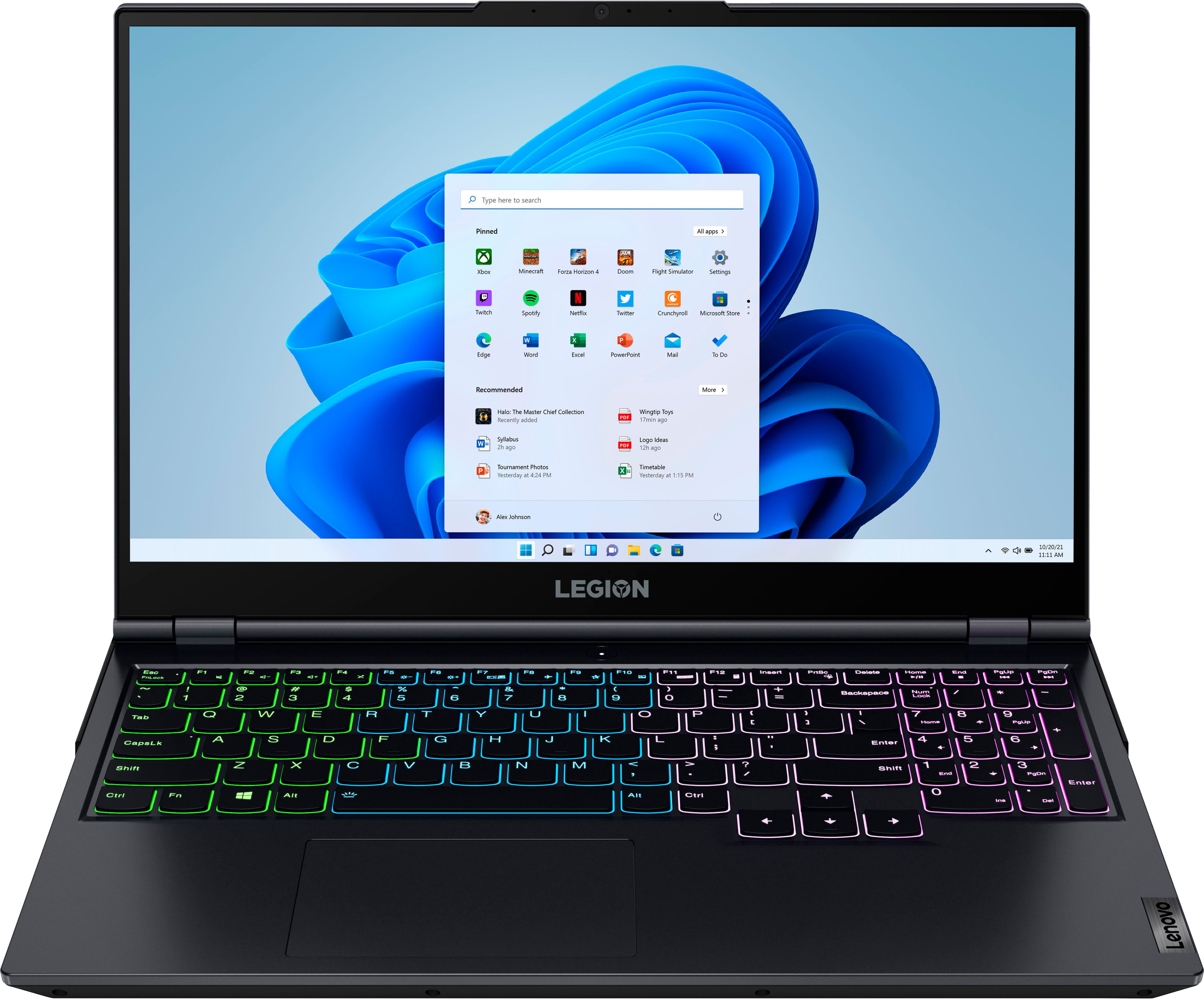 15" Lenovo Legion 5 Gaming Laptop:  Ryzen 7 5800H, GeForce RTX 3050 Ti, 8GB Memory, 512GB SSD $800 + Free Shipping