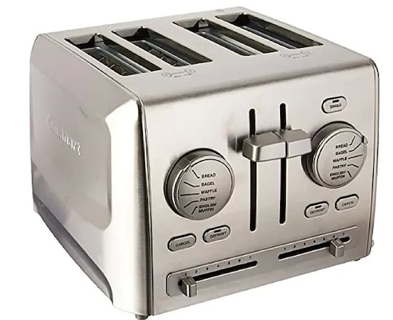 4 Slice Cuisinart Custom Select Toaster (Stainless Steel) $40, 2 Slice Classic Toaster $26 + Free Shipping on $35+