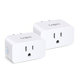 Prime Visa Cardholders: 2-Pack TP-Link Tapo P110M Smart Wi-Fi Plug Mini $21 + 25% Back