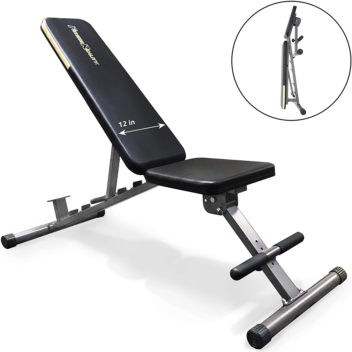 Fitness Reality Adjustable Weight Bench 99 99 Amazon