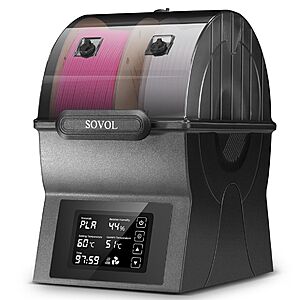 Sovol SH02 2-Spool Heated 3D Printer Filament Dryer Box $38.20 & More + Free S&H