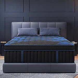 Sweetlove 12" Gel Memory Foam Hybrid Pocket Spring Mattress In A Box Medium Firm Motion Isolation $123.4 + Free Shipping