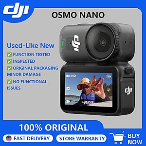 Refurb: DJI Osmo Nano Action Camera Standard Combo 64GB $212 / 128G $224  + Free Shipping