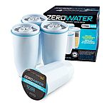 4-Pack ZeroWater Replacement Water Pitcher Filters $27.90