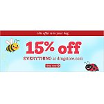 Drugstore 15% off ends 4/30