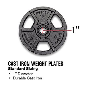 Weider standard weight sales plate storage rack