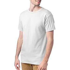 6-Pack Hanes Men's Essentials White TShirt ($3.16 each) (Prime) $18.96