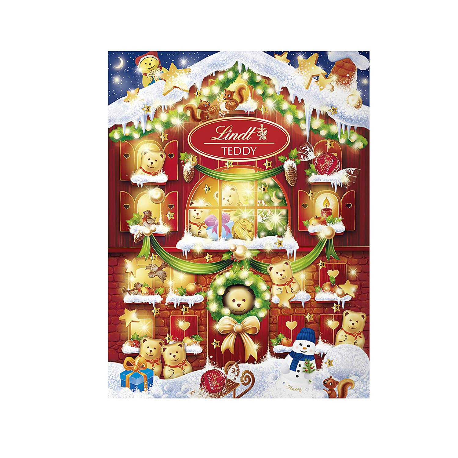 Lindt 2020 Holiday Teddy Bear Advent Calendar $10.99 before 10% coupon