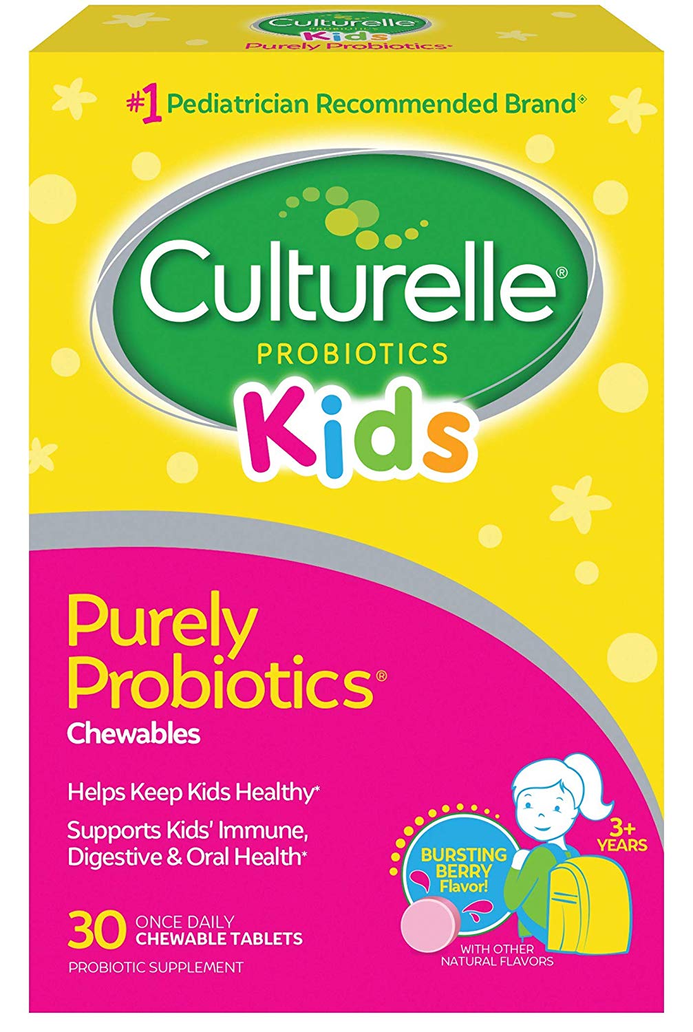 Amazon S&S: Culturelle Kids Chewable Daily Probiotic for Kids (30-ct): $10.67 + S&S discount