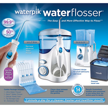 Waterpik® Water Flosser Combo Pack @ Costco for $59.99