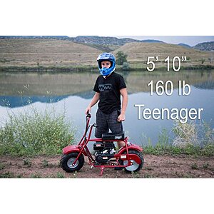 Coleman powersports ct100u gas powered mini trail bike deals