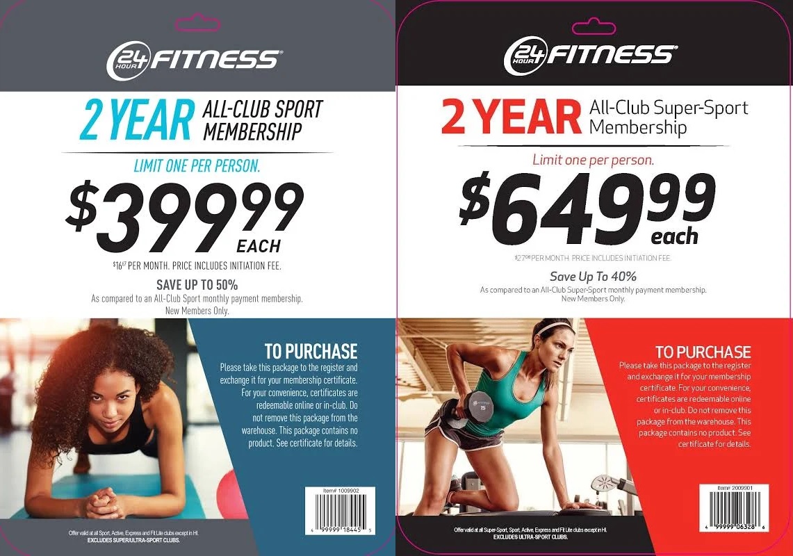 24 hour fitness membership deals