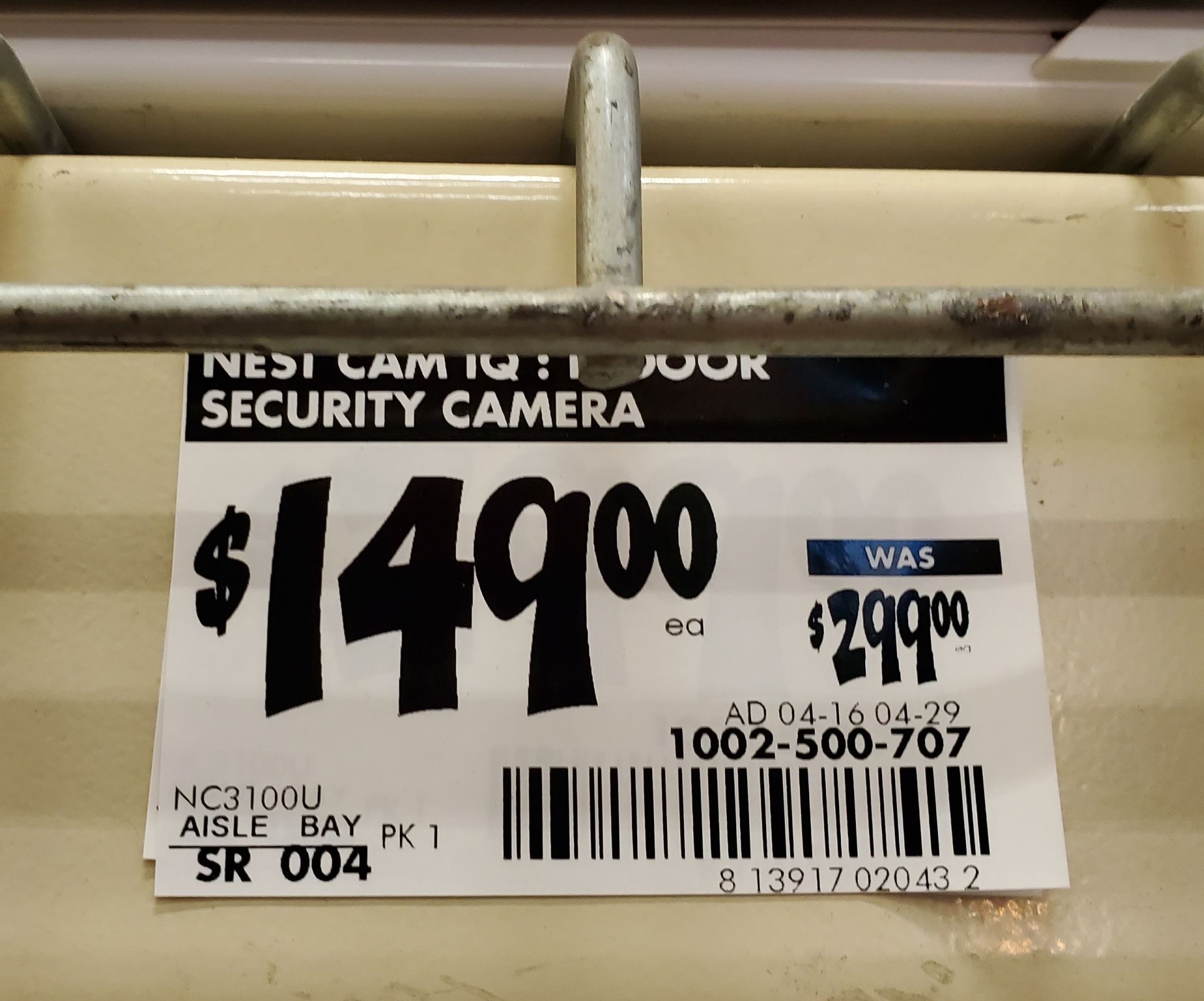 Nest Cam Iq And Nest Cam Iq Outdoor 50 Off At Home Depot In