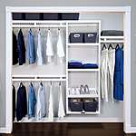 John Louis Home 12in Deep Solid Wood Simplicity Organizer White @overstock.com - $253.59 + Free Shipping