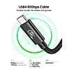 Fitee Thunderbolt 5 Cable 5FT Compatible, 80Gbps USB4 Cable - $13.74