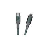Scosche USB-C to lightning Midnight Green 8ft Cable Free Shipping $11.04