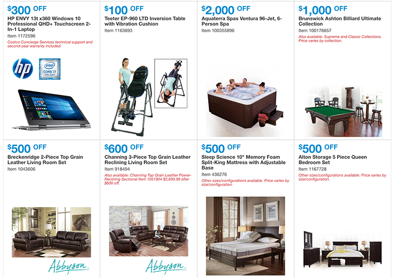 Costco September 2017 Coupon Book