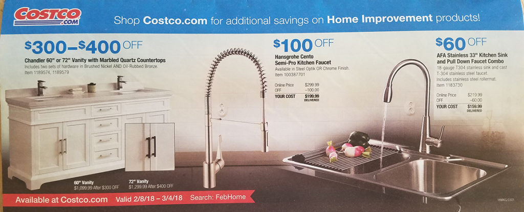 Costco warehouse coupons february 2018