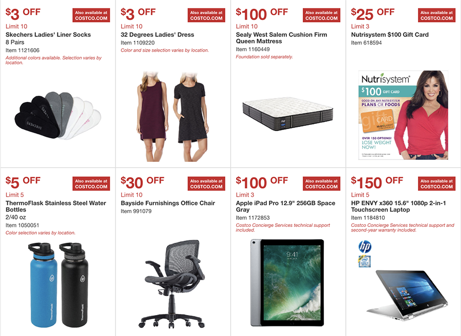 Costco April 2018 Coupon Book