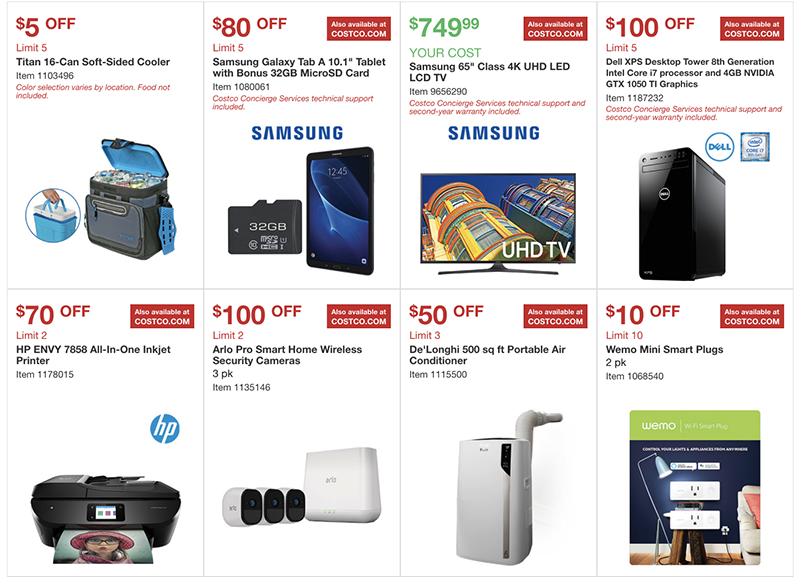 Costco April 2018 Coupon Book