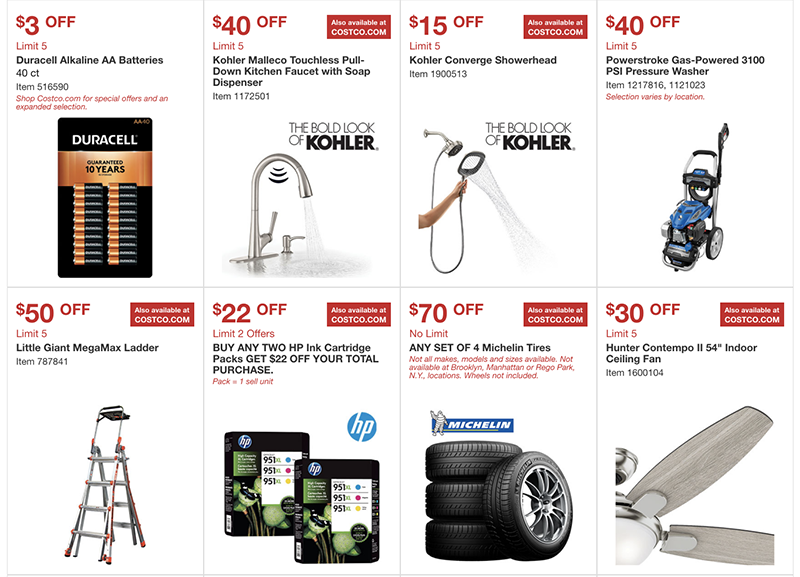 Costco April 2018 Coupon Book