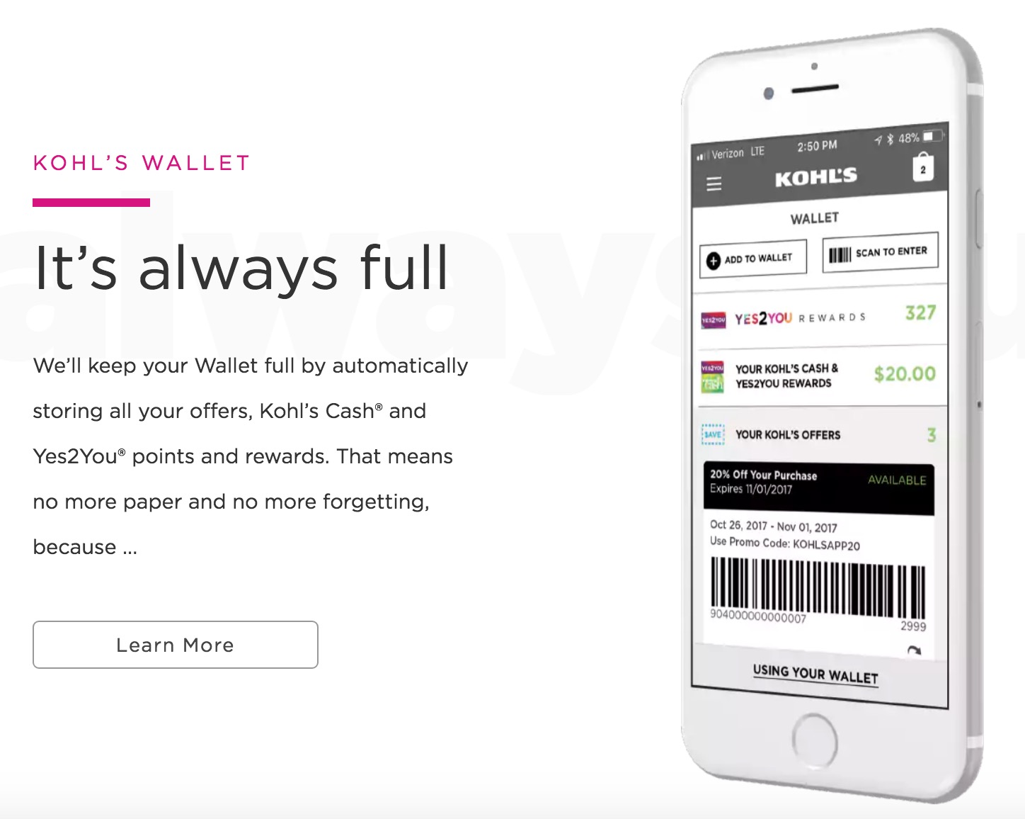 Kohl's Mobile App Combines Coupons, Rewards, and Payment Options
