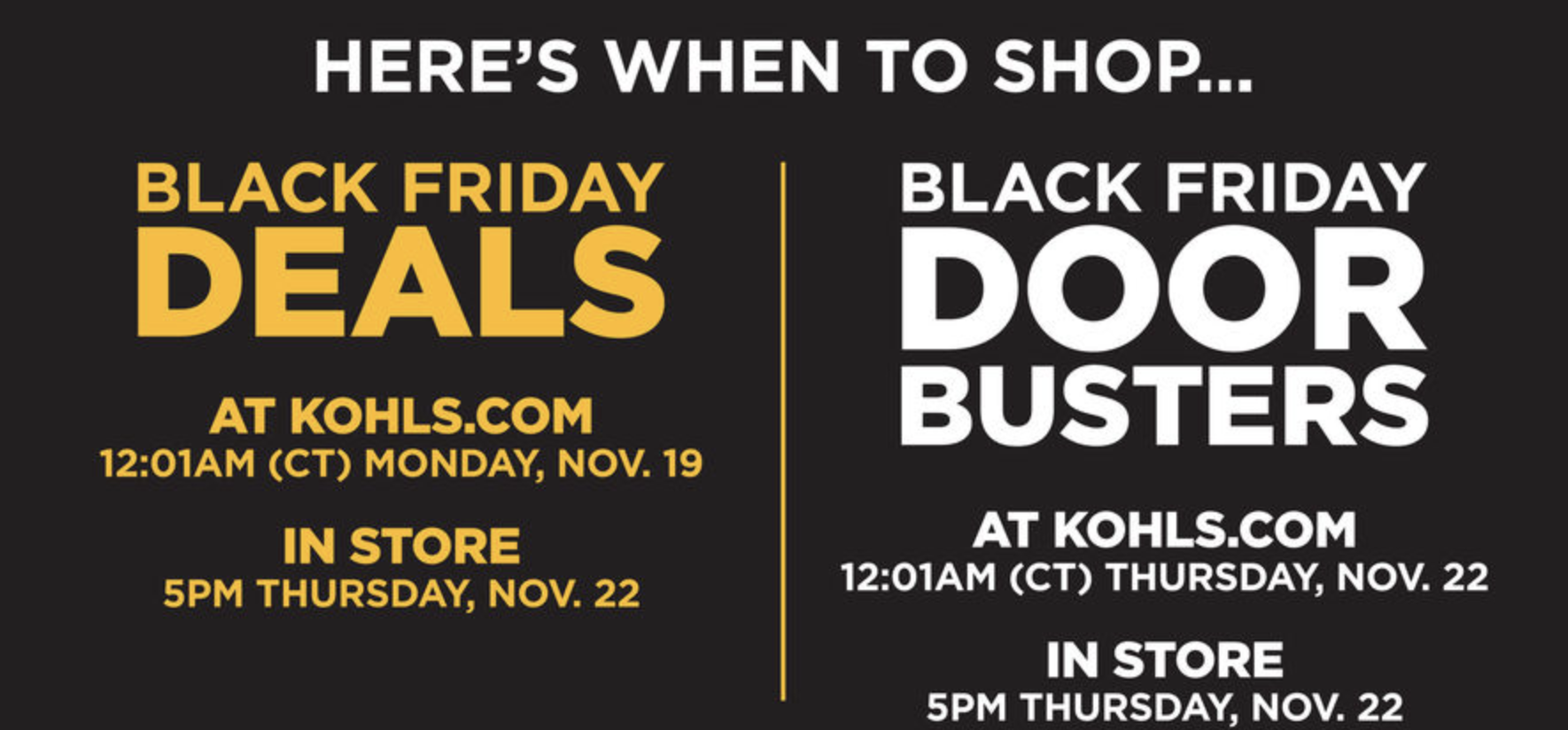 The Kohl's Black Friday Ad Is Here and These Are the Best Deals - Does Nordstrom Run Black Friday Deals