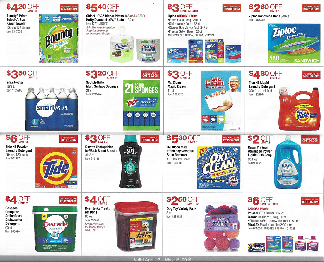 Costco April 2019 Coupon Book and Best Deals of the Month