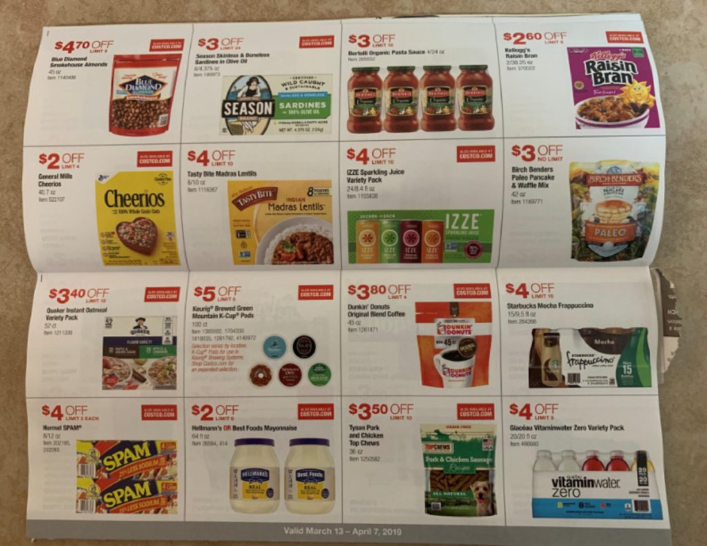 Costco March 2019 Coupon Book and Best Deals of the Month