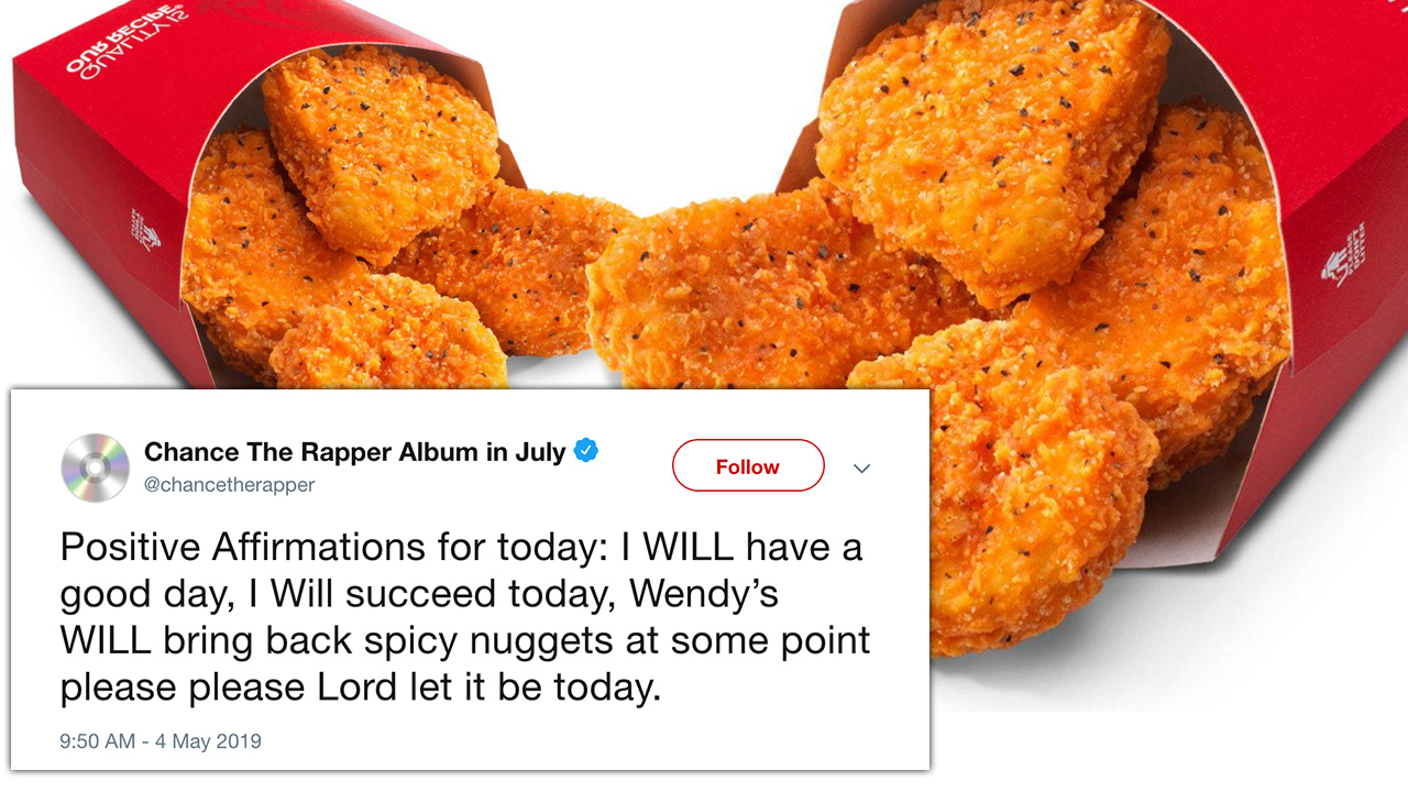 Wendy's Spicy Chicken Nuggets Are Back with a Free Coupon Code
